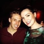 Christiana Little with her collaborator Bradford Proctor, on June 3, 2014.