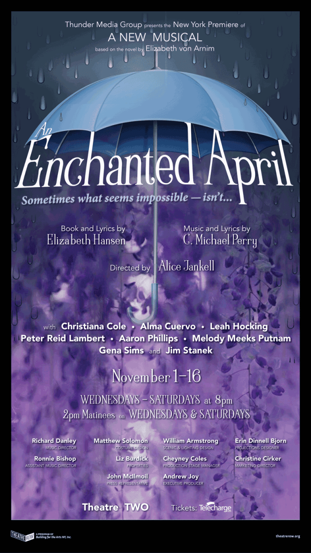 enchanted april poster